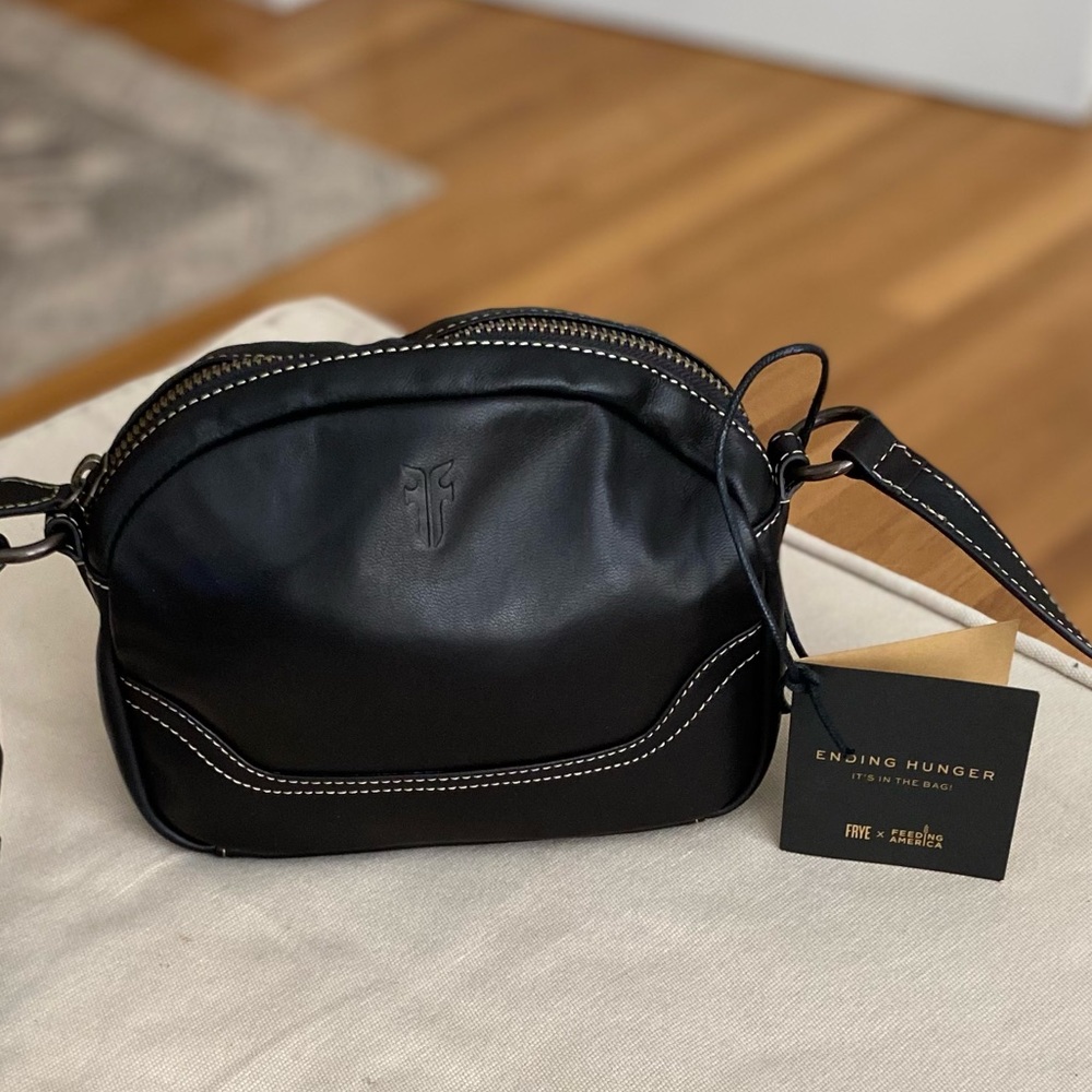 Frye Crossbody Bag. Black Leather. New with tags!